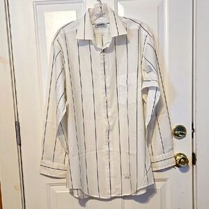 Garlyn's, Dress Shirt, Quality Clothiers, Enro, Neck 16.5" USA Made, Sz 33